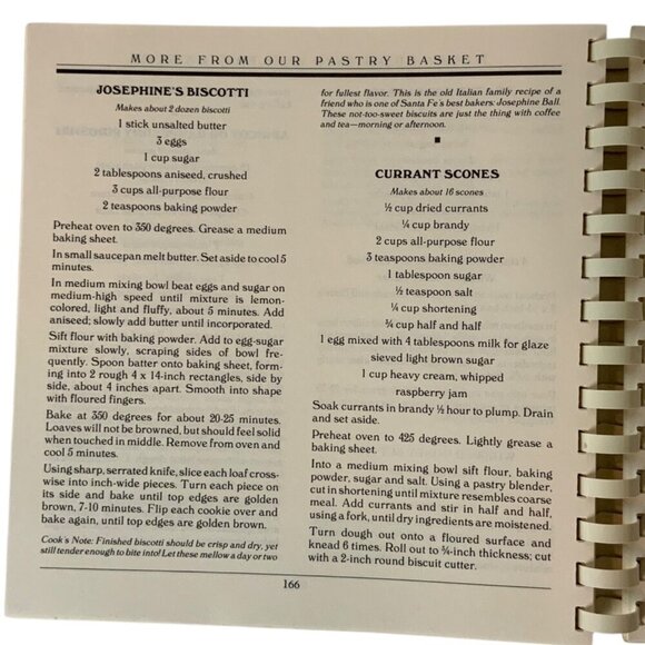 Grant Corner Inn Breakfast & Brunch Cookbook By Louise Stewart 1986 Spiral Bound - Picture 14 of 14